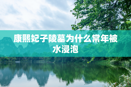 康熙妃子陵墓为什么常年被水浸泡