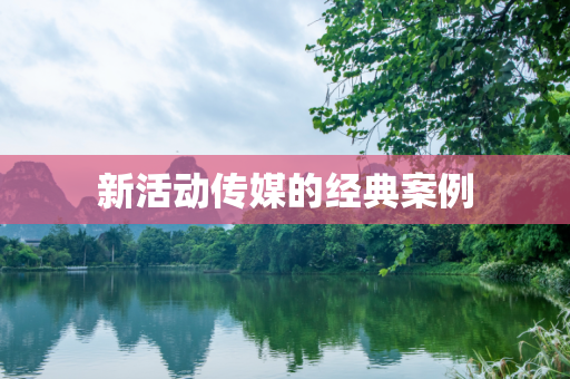 新活动传媒的经典案例
