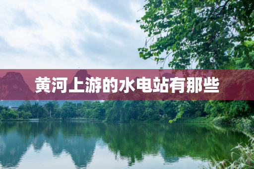 黄河上游的水电站有那些