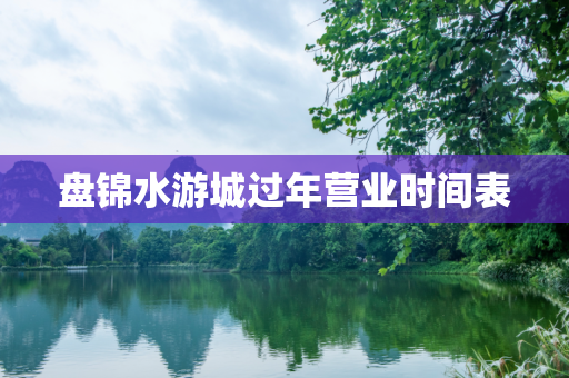 盘锦水游城过年营业时间表