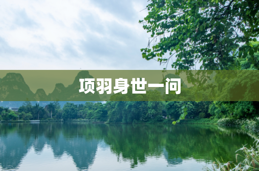 项羽身世一问