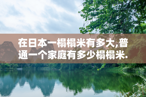 在日本一榻榻米有多大,普通一个家庭有多少榻榻米.