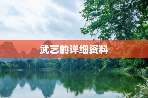 武艺的详细资料
