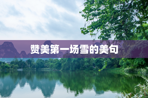 赞美第一场雪的美句