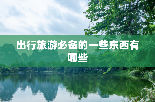 出行旅游必备的一些东西有哪些