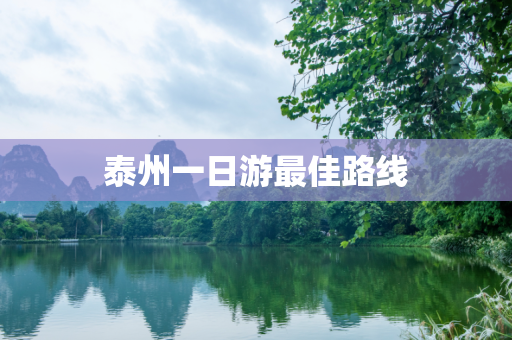 泰州一日游最佳路线