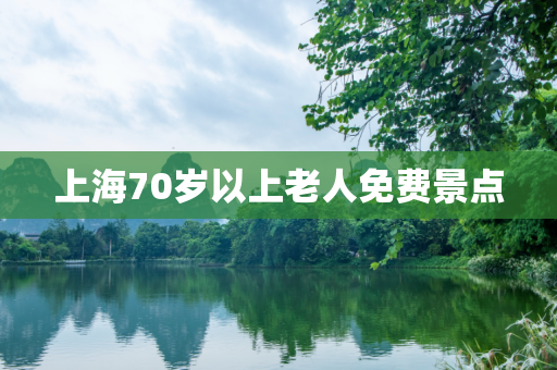 上海70岁以上老人免费景点