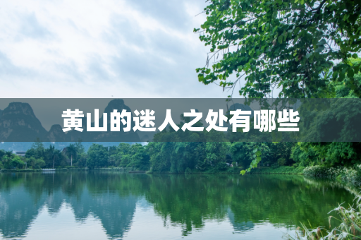 黄山的迷人之处有哪些