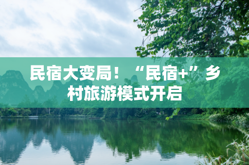 民宿大变局！“民宿+”乡村旅游模式开启