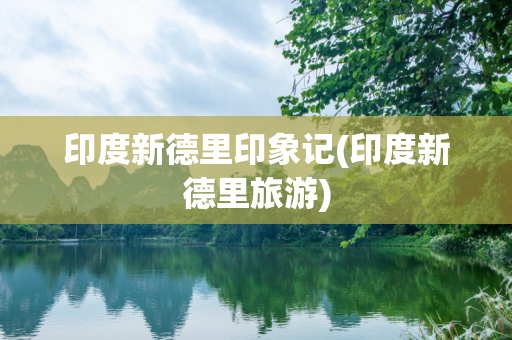 印度新德里印象记(印度新德里旅游)