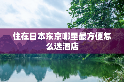 住在日本东京哪里最方便怎么选酒店