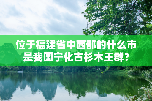 位于福建省中西部的什么市是我国宁化古杉木王群？
