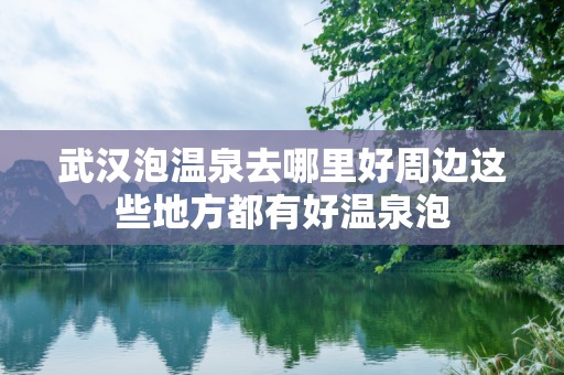 武汉泡温泉去哪里好周边这些地方都有好温泉泡