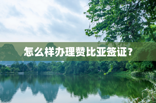 怎么样办理赞比亚签证？