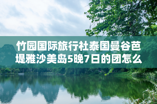竹园国际旅行社泰国曼谷芭堤雅沙美岛5晚7日的团怎么样？