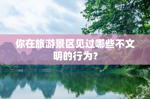 你在旅游景区见过哪些不文明的行为？