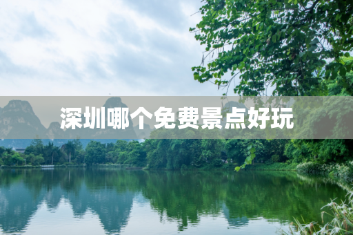 深圳哪个免费景点好玩