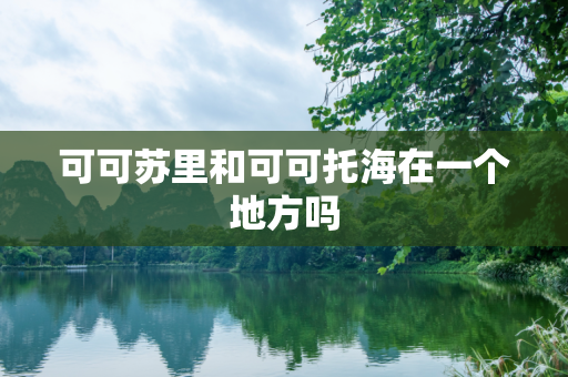 可可苏里和可可托海在一个地方吗