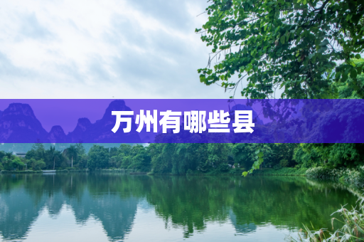 万州有哪些县