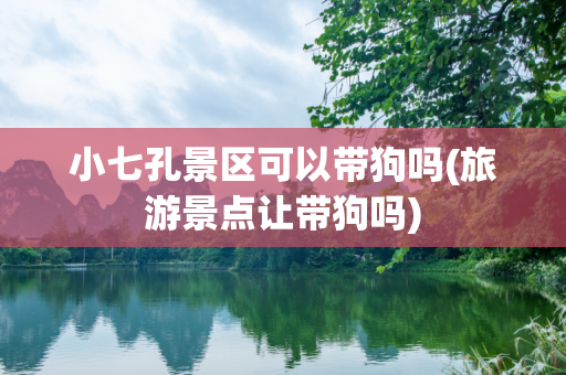 小七孔景区可以带狗吗(旅游景点让带狗吗)